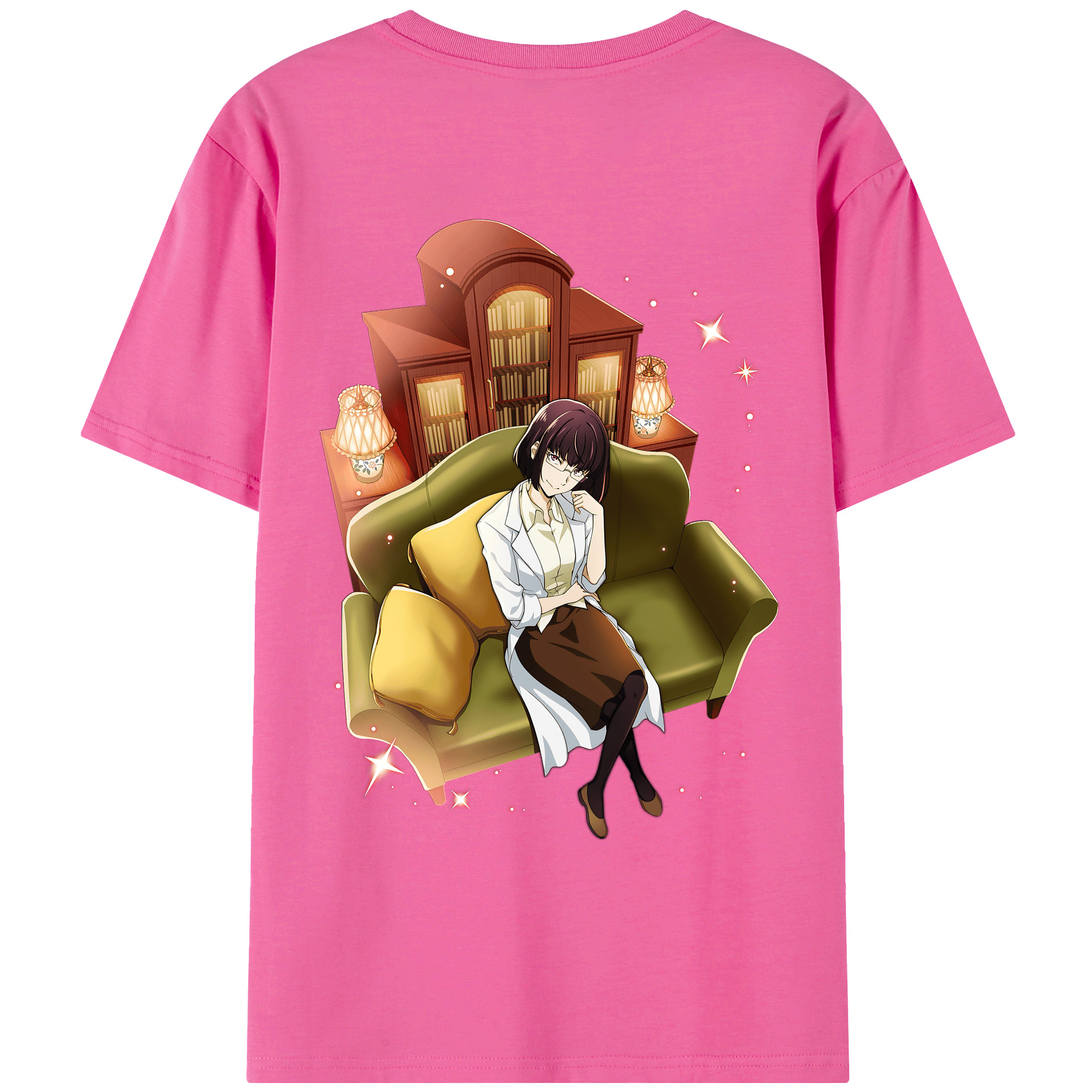 （画像用） 文豪ストレイドッグス Bungo Stray Dogs レディース半袖Tシャツ(バックプリント)